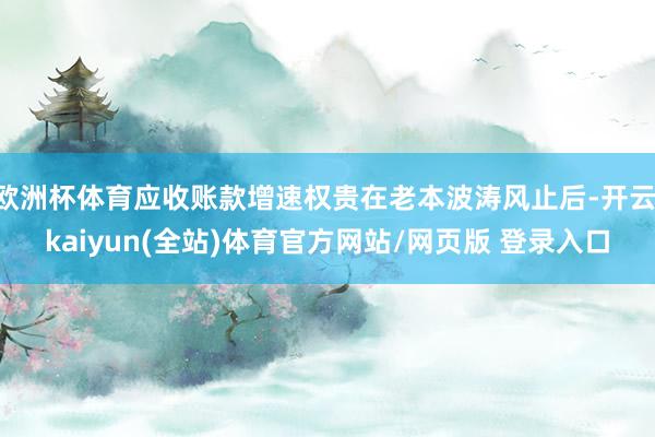欧洲杯体育应收账款增速权贵在老本波涛风止后-开云·kaiyun(全站)体育官方网站/网页版 登录入口